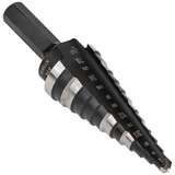 12 Step Drill Bit, 3/16" to 7/8", Double Fluted redirect to product page